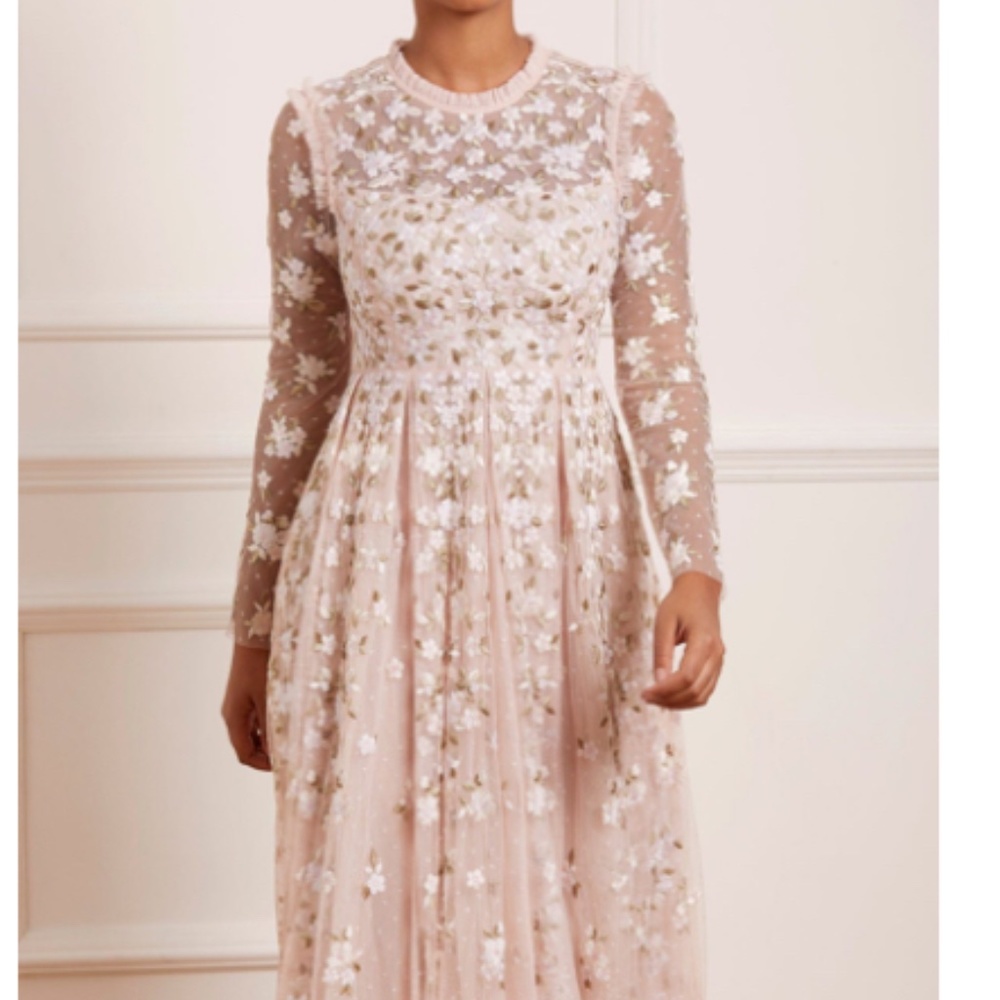 Needle & Thread Camellia Ditsy Ankle Gown Size 18